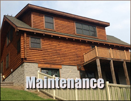  Walstonburg, North Carolina Log Home Maintenance